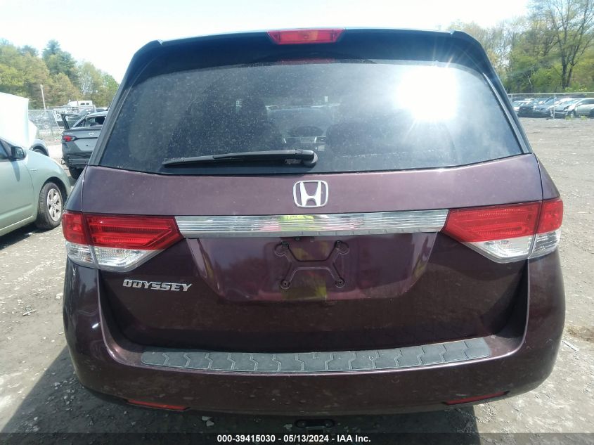 2014 Honda Odyssey Ex VIN: 5FNRL5H4XEB075509 Lot: 39415030