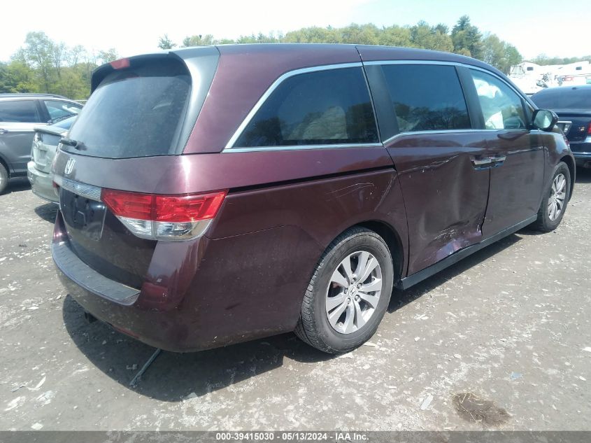 2014 Honda Odyssey Ex VIN: 5FNRL5H4XEB075509 Lot: 39415030