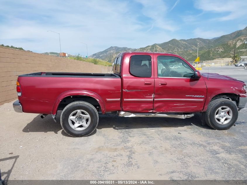 2000 Toyota Tundra Ltd V8 VIN: 5TBRT3814YS008441 Lot: 39415031