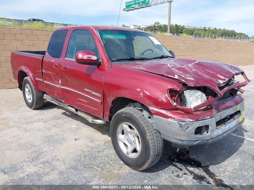 2000 Toyota Tundra Ltd V8 VIN: 5TBRT3814YS008441 Lot: 39415031