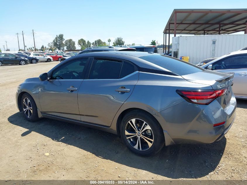 2022 Nissan Sentra Sv Xtronic Cvt VIN: 3N1AB8CV7NY251599 Lot: 39415033