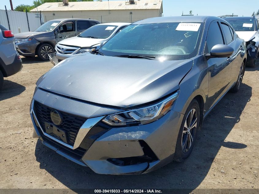 2022 Nissan Sentra Sv Xtronic Cvt VIN: 3N1AB8CV7NY251599 Lot: 39415033