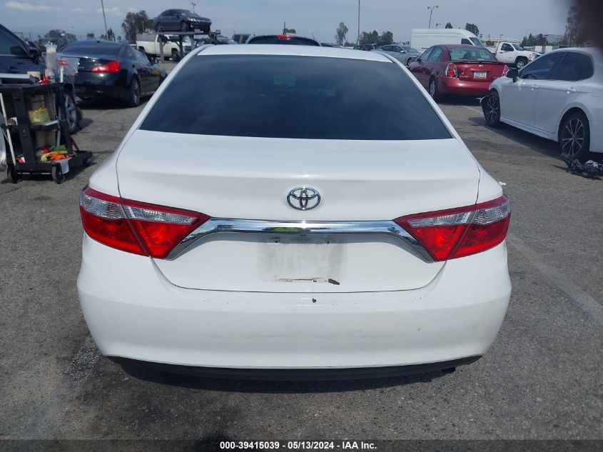 2016 Toyota Camry Le VIN: 4T4BF1FK7GR580826 Lot: 39415039