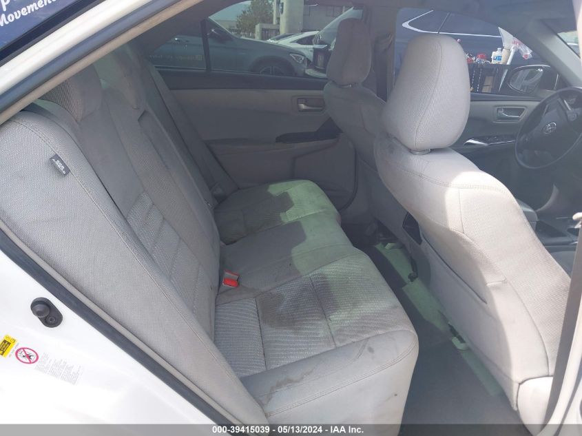 2016 Toyota Camry Le VIN: 4T4BF1FK7GR580826 Lot: 39415039