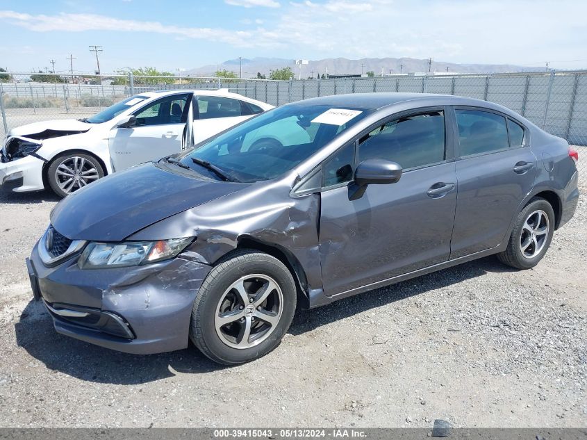 2015 Honda Civic Se VIN: 2HGFB2F71FH538362 Lot: 39415043