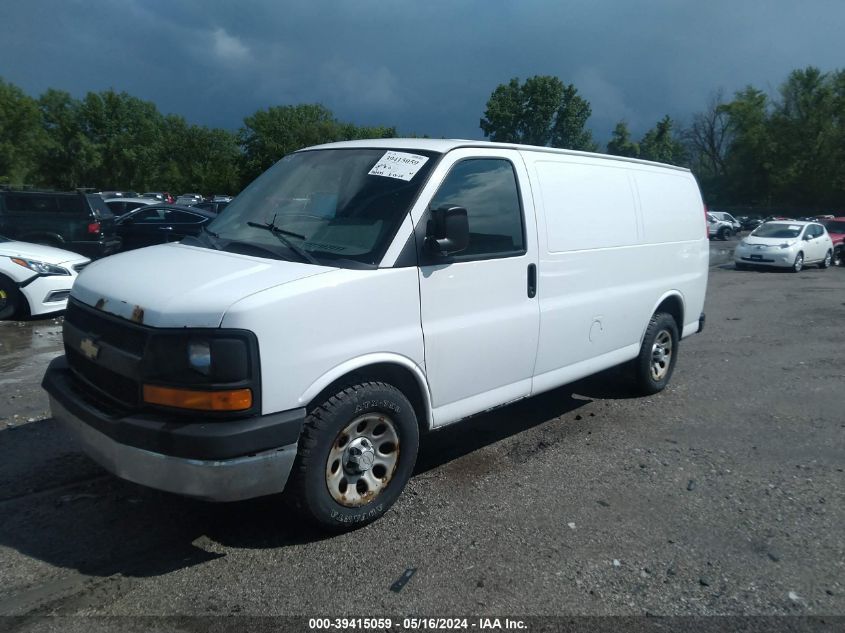 1GCSGAFX9C1147558 2012 Chevrolet Express 1500 Work Van