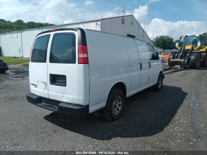 1GCSGAFX9C1147558 2012 Chevrolet Express 1500 Work Van