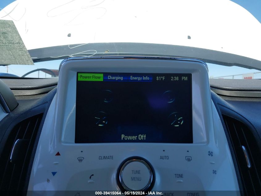 2012 Chevrolet Volt VIN: 1G1RA6E4XCU115486 Lot: 39415064