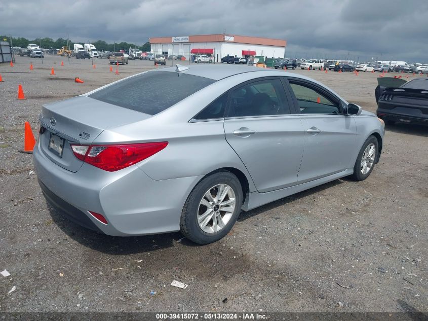 2014 Hyundai Sonata Gls VIN: 5NPEB4AC0EH866369 Lot: 39415072