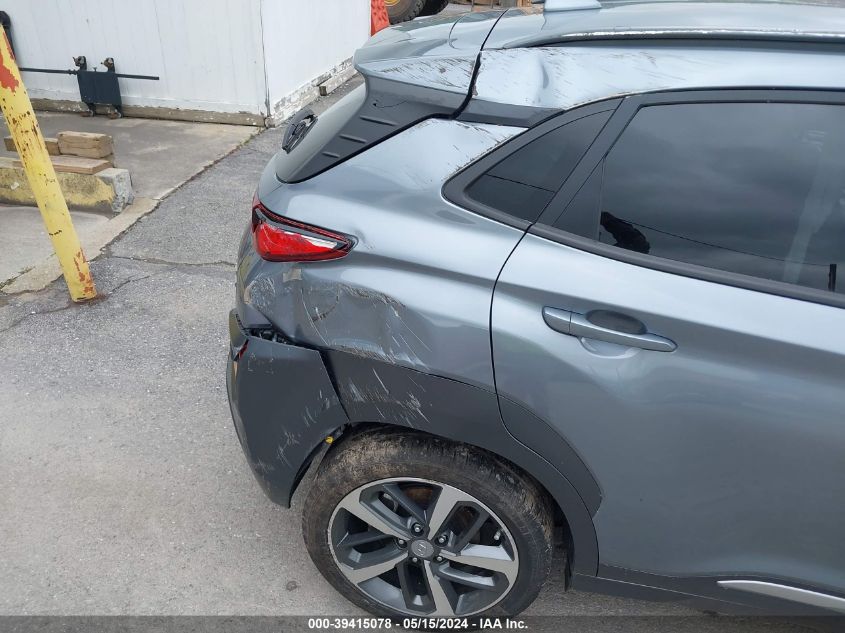 2021 Hyundai Kona Ultimate VIN: KM8K5CA5XMU680165 Lot: 39415078