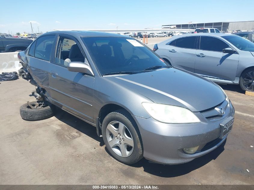 2005 Honda Civic Ex VIN: 2HGES26885H568588 Lot: 39415083