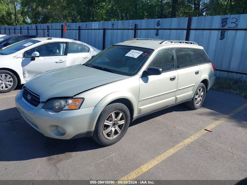 2007 Subaru Outback 2.5I Basic VIN: 4S4BP61CX77331441 Lot: 39415090