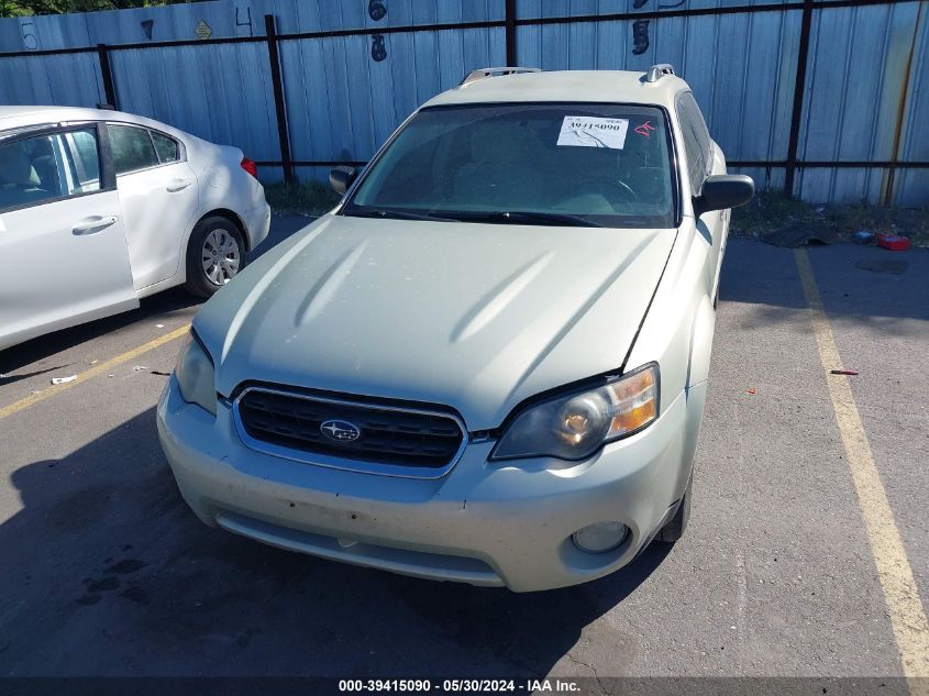 2007 Subaru Outback 2.5I Basic VIN: 4S4BP61CX77331441 Lot: 39415090