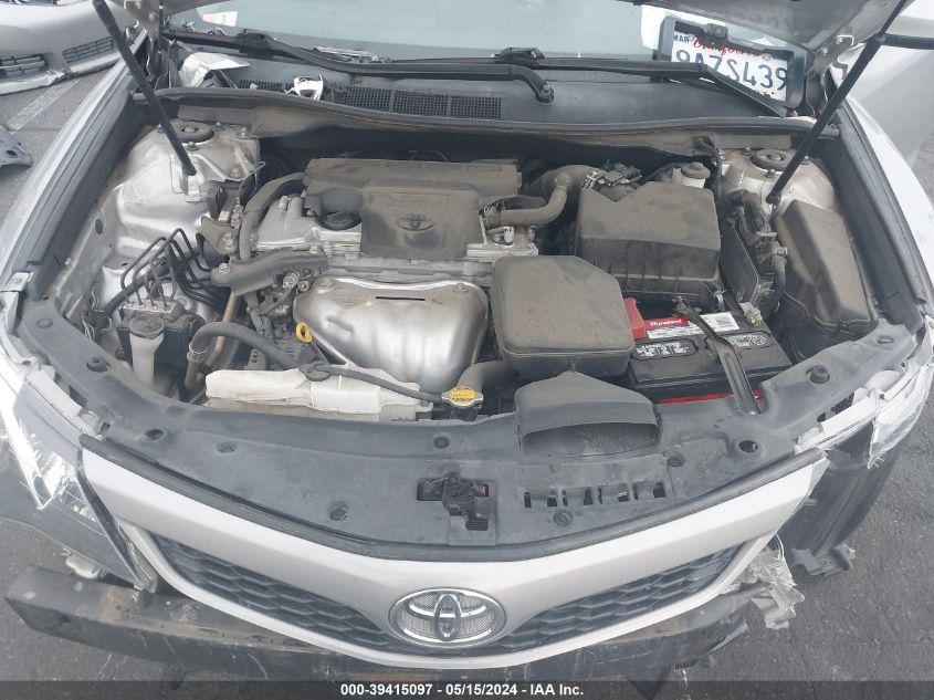 2012 Toyota Camry Se/Le/Xle VIN: 4T1BF1FK0CU578503 Lot: 39415097