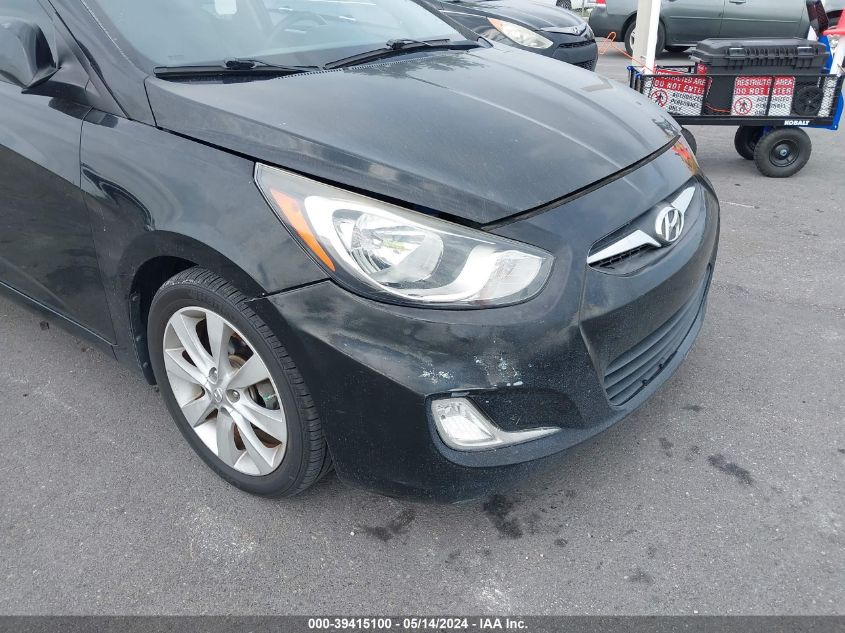 2013 Hyundai Accent Gls/Se VIN: KMHCU4AE5DU579421 Lot: 39415100