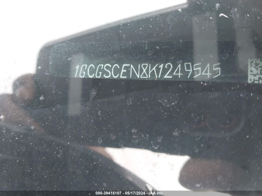 2019 Chevrolet Colorado Lt VIN: 1GCGSCEN8K1249545 Lot: 39415107