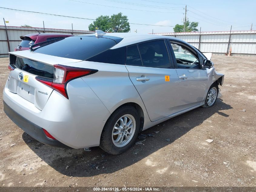 2021 Toyota Prius Le VIN: JTDKAMFU7M3152174 Lot: 39415126