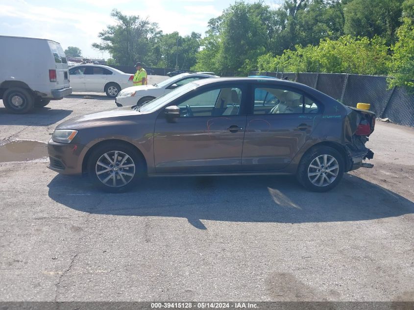 2011 Volkswagen Jetta 2.5L Se VIN: 3VWDX7AJ6BM324466 Lot: 39415128