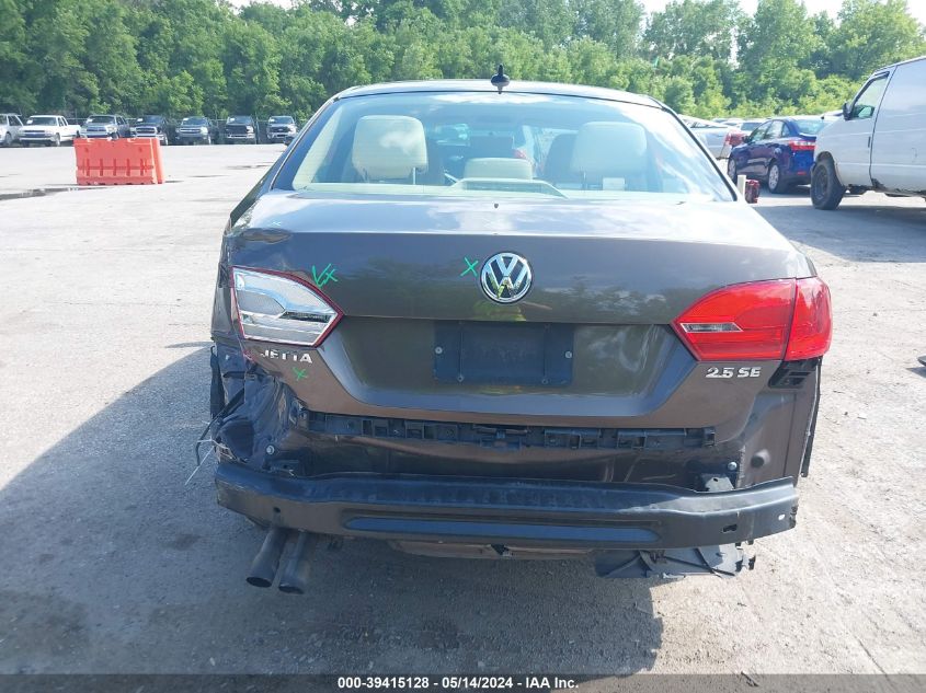 2011 Volkswagen Jetta 2.5L Se VIN: 3VWDX7AJ6BM324466 Lot: 39415128