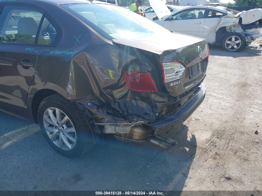 2011 Volkswagen Jetta 2.5L Se VIN: 3VWDX7AJ6BM324466 Lot: 39415128