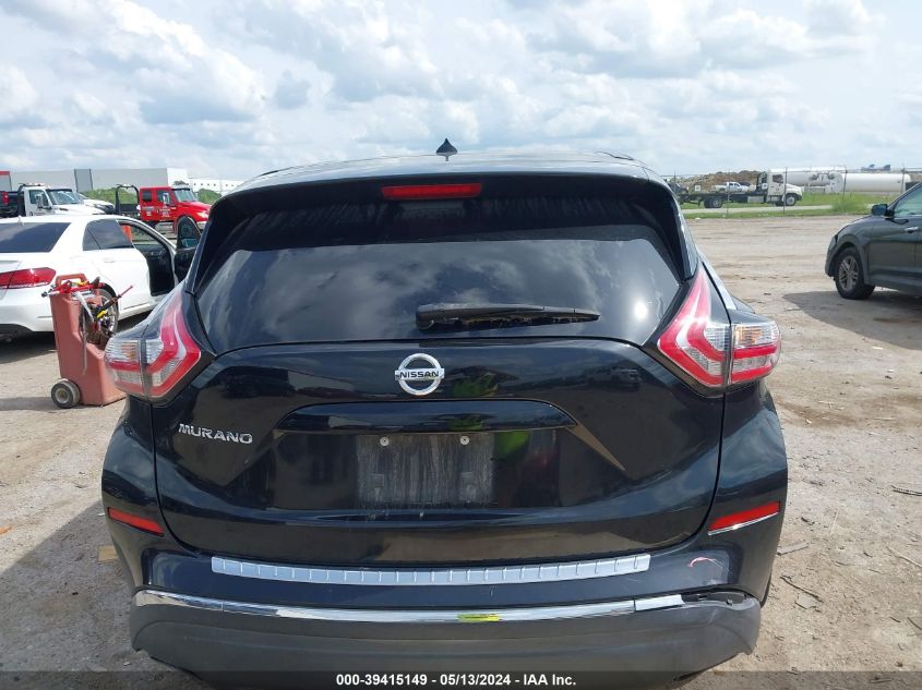 2016 Nissan Murano S VIN: 5N1AZ2MG4GN132040 Lot: 39415149