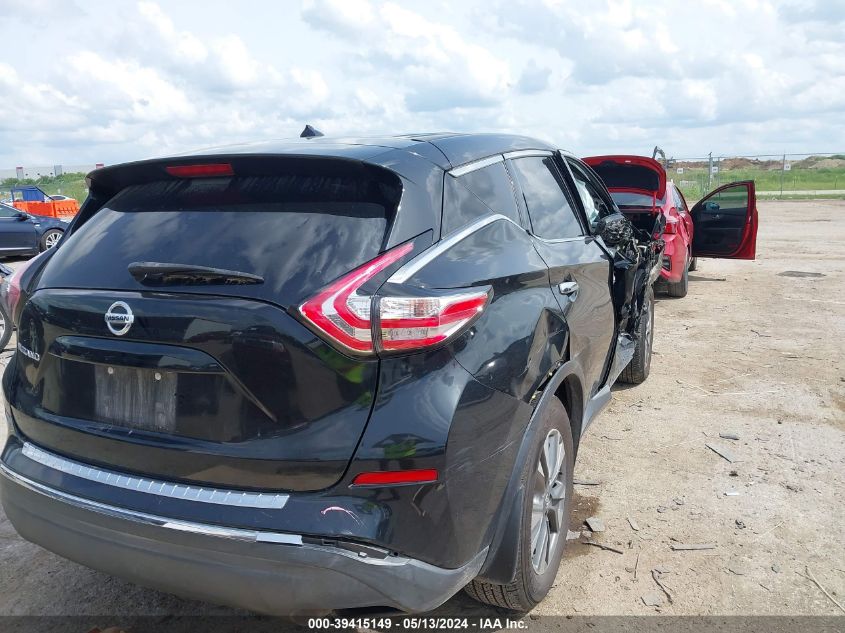 2016 Nissan Murano S VIN: 5N1AZ2MG4GN132040 Lot: 39415149