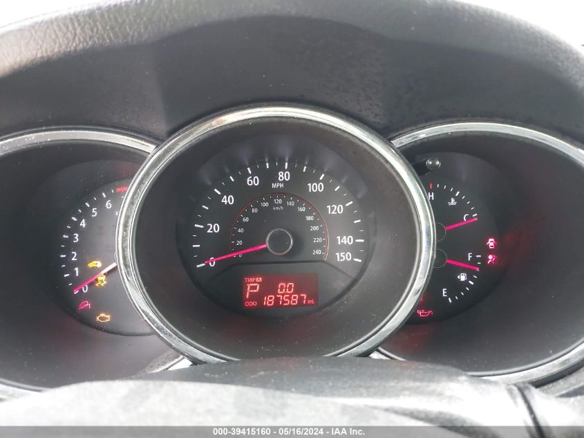 2012 Kia Sorento Ex V6 VIN: 5XYKU4A27CG237314 Lot: 39415160