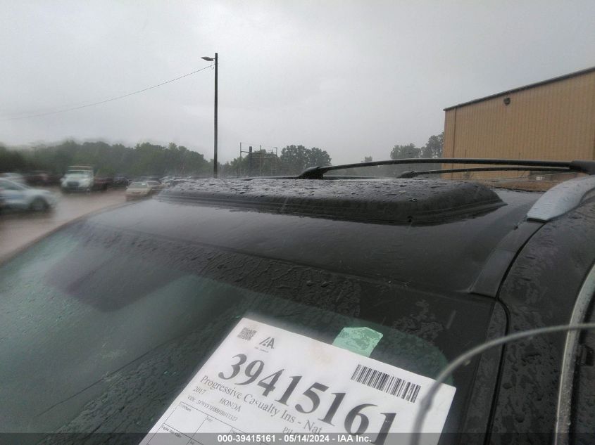 2017 Honda Pilot Ex-L VIN: 5FNYF5H88HB017327 Lot: 39415161