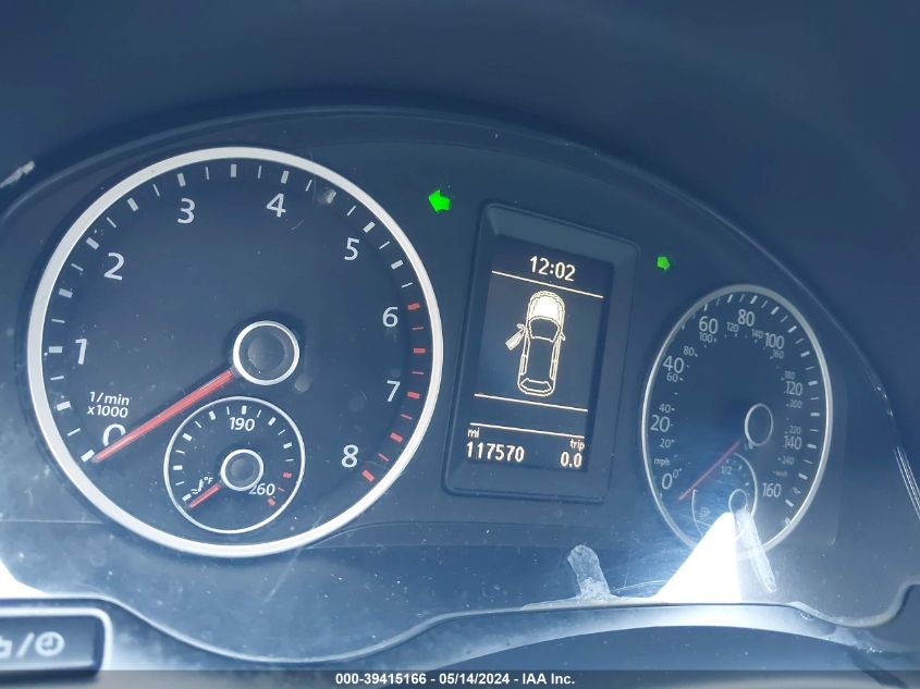 2014 Volkswagen Tiguan Se VIN: WVGAV3AX2EW567247 Lot: 39415166