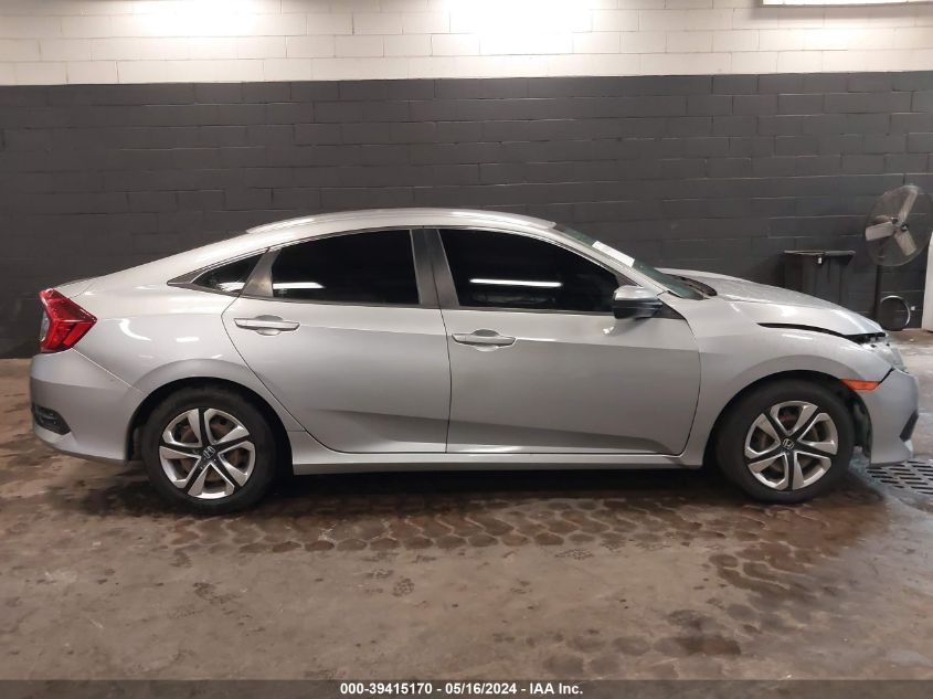 2018 Honda Civic Lx VIN: 2HGFC2F57JH550505 Lot: 39415170