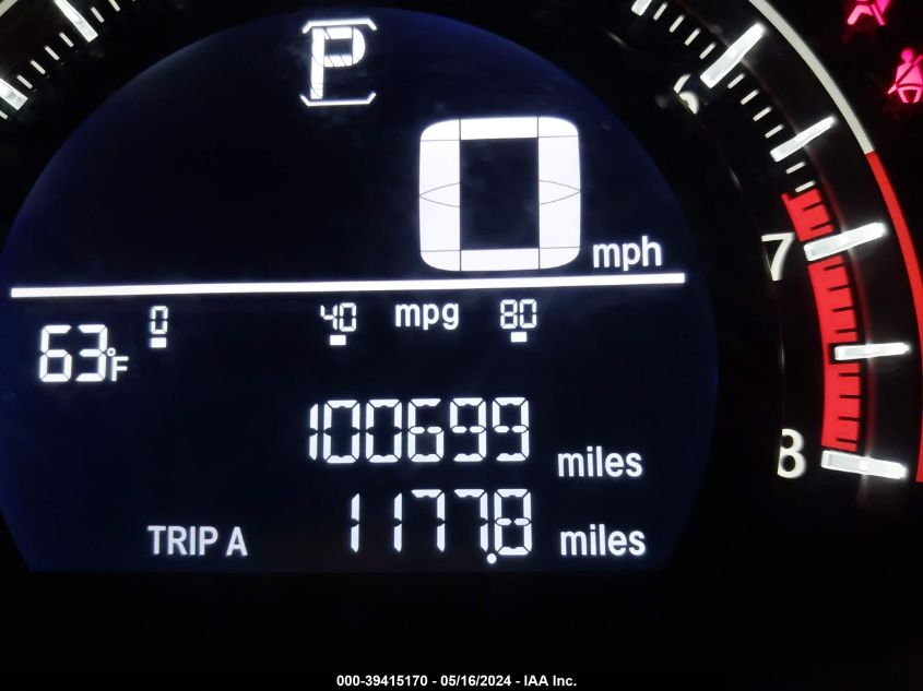 2018 Honda Civic Lx VIN: 2HGFC2F57JH550505 Lot: 39415170