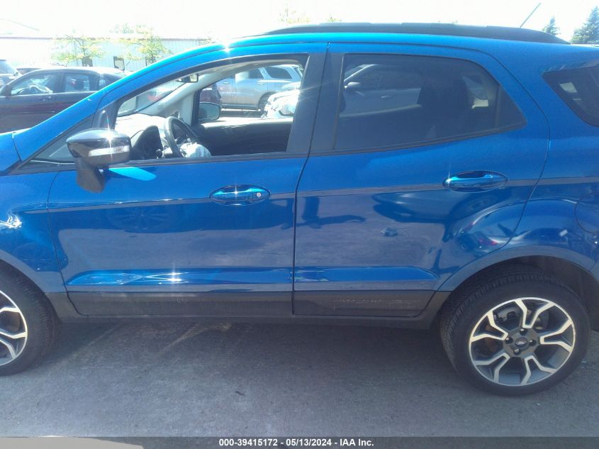 2020 Ford Ecosport Ses VIN: MAJ6S3JL4LC330554 Lot: 39415172