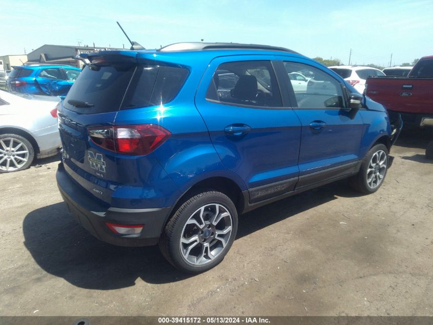 2020 Ford Ecosport Ses VIN: MAJ6S3JL4LC330554 Lot: 39415172