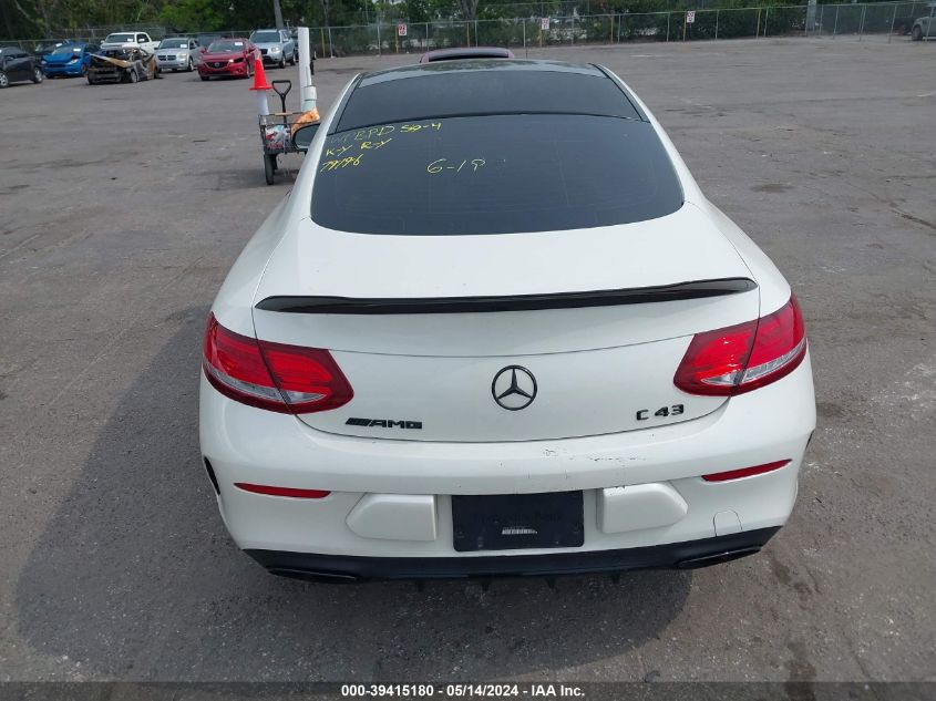 2017 Mercedes-Benz Amg C 43 4Matic VIN: WDDWJ6EB8HF571562 Lot: 39415180