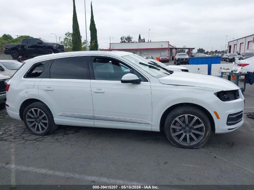 2017 Audi Q7 3.0T Premium VIN: WA1LAAF75HD032283 Lot: 39415207