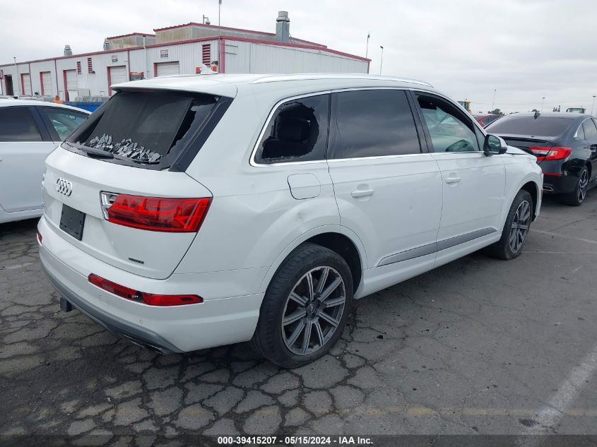 2017 Audi Q7 3.0T Premium VIN: WA1LAAF75HD032283 Lot: 39415207