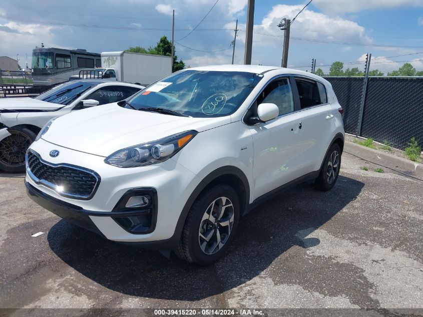 2021 Kia Sportage Lx VIN: KNDPMCACXM7929526 Lot: 39415220