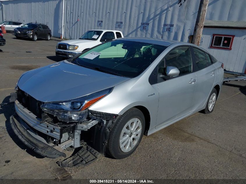 2019 Toyota Prius L Eco VIN: JTDKARFU6K3091409 Lot: 39415231