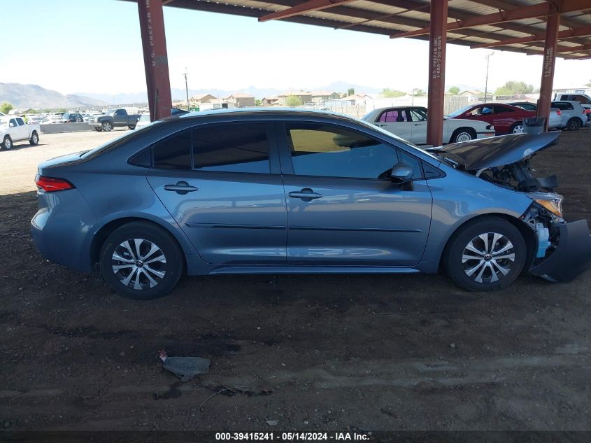 2022 Toyota Corolla Hybrid Le VIN: JTDEAMDE6N3008528 Lot: 39415241