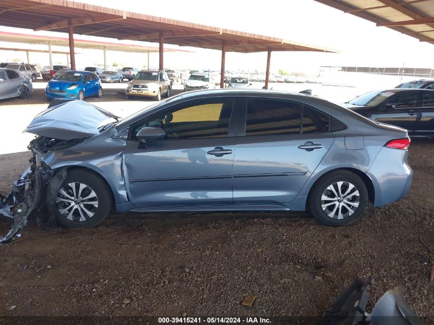 2022 Toyota Corolla Hybrid Le VIN: JTDEAMDE6N3008528 Lot: 39415241