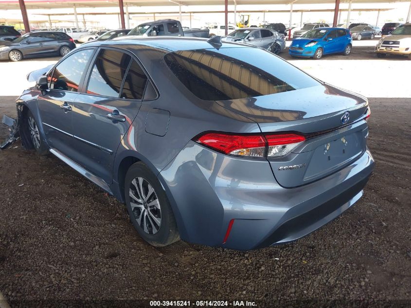 2022 Toyota Corolla Hybrid Le VIN: JTDEAMDE6N3008528 Lot: 39415241