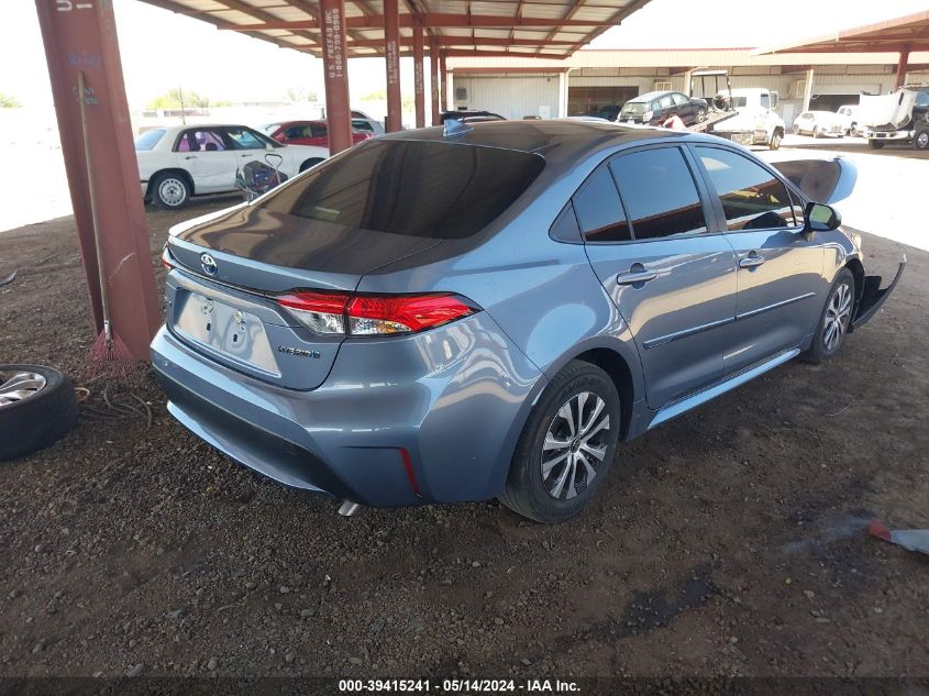 2022 Toyota Corolla Hybrid Le VIN: JTDEAMDE6N3008528 Lot: 39415241