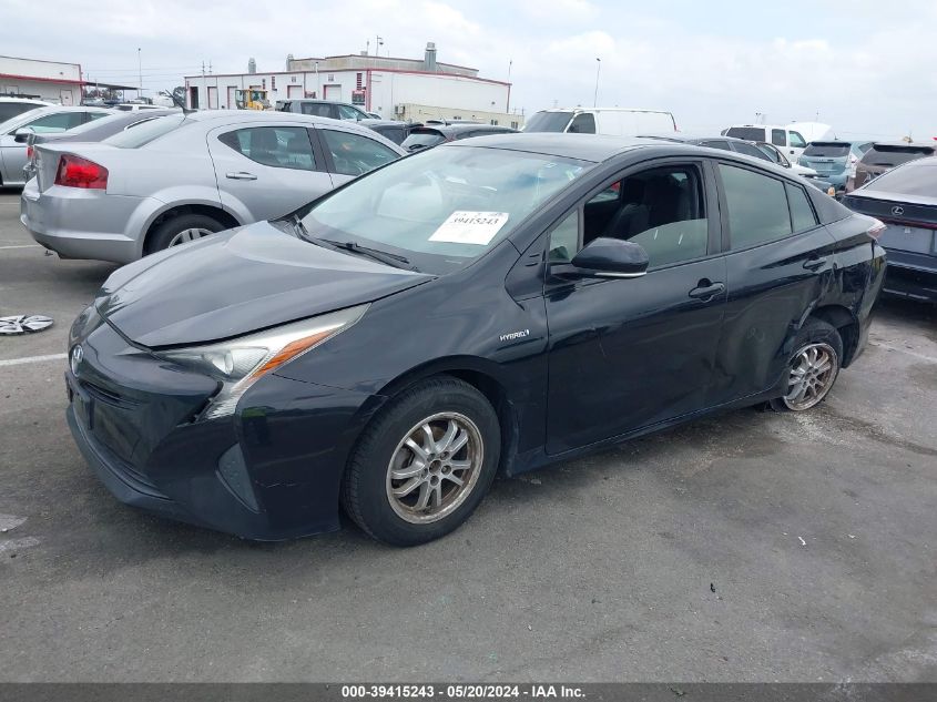 2016 Toyota Prius Two Eco VIN: JTDKARFU4G3020474 Lot: 39415243