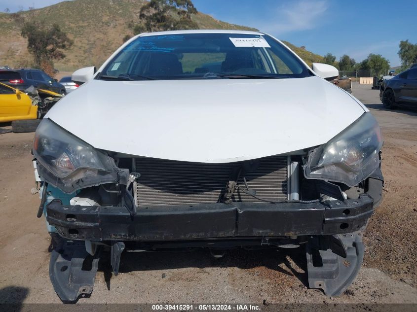 2016 Toyota Corolla Le VIN: 5YFBURHE6GP368006 Lot: 39415291