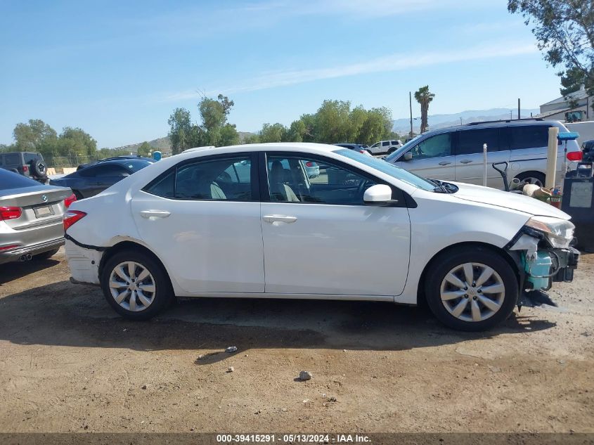 2016 Toyota Corolla Le VIN: 5YFBURHE6GP368006 Lot: 39415291