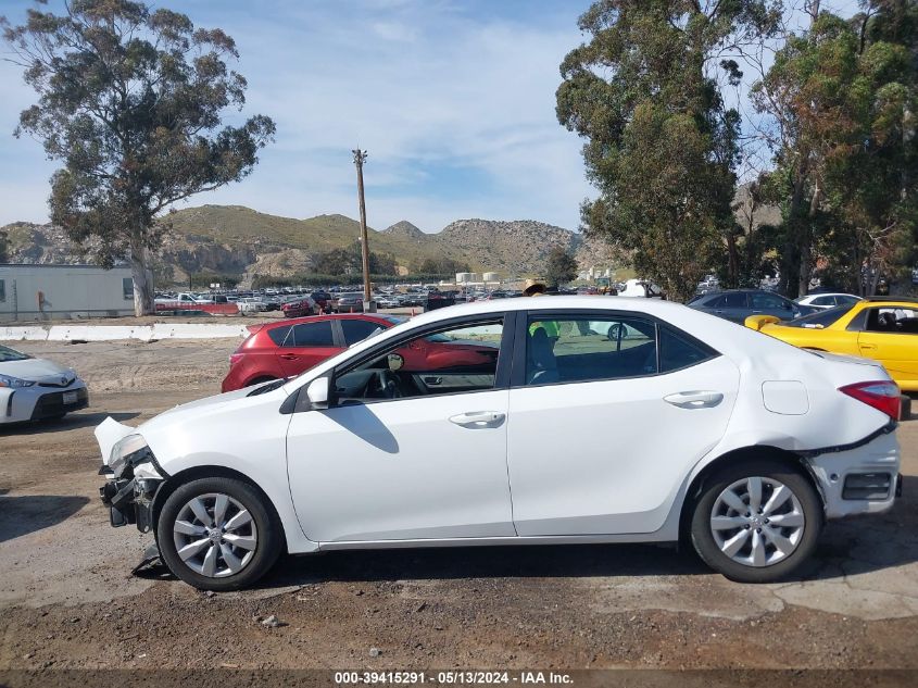 2016 Toyota Corolla Le VIN: 5YFBURHE6GP368006 Lot: 39415291