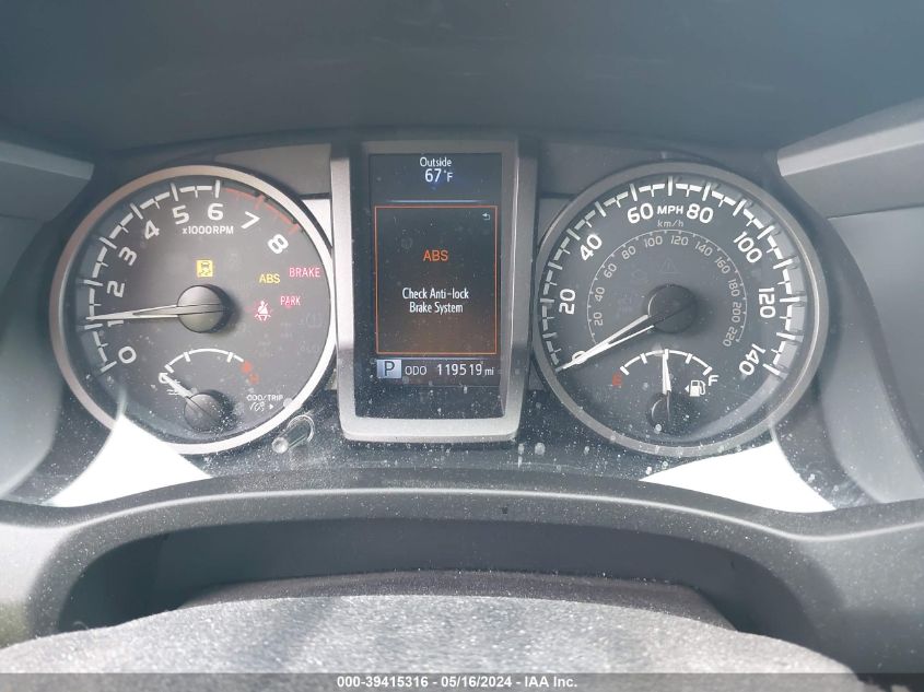 2017 Toyota Tacoma Trd Off Road VIN: 5TFCZ5AN3HX067978 Lot: 39415316