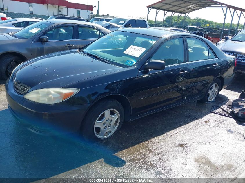 2002 Toyota Camry Le V6 VIN: 4T1BF30K72U034194 Lot: 39415318