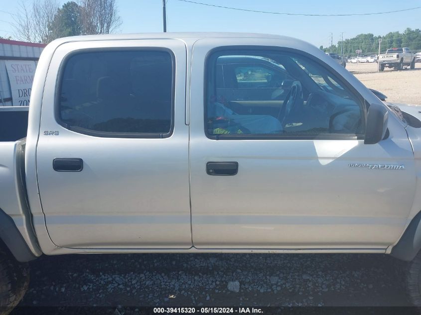 2002 Toyota Tacoma Base V6 VIN: 5TEHN72N62Z129000 Lot: 39415320