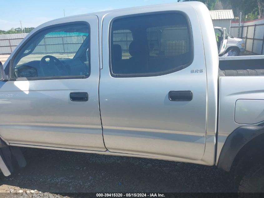 2002 Toyota Tacoma Base V6 VIN: 5TEHN72N62Z129000 Lot: 39415320